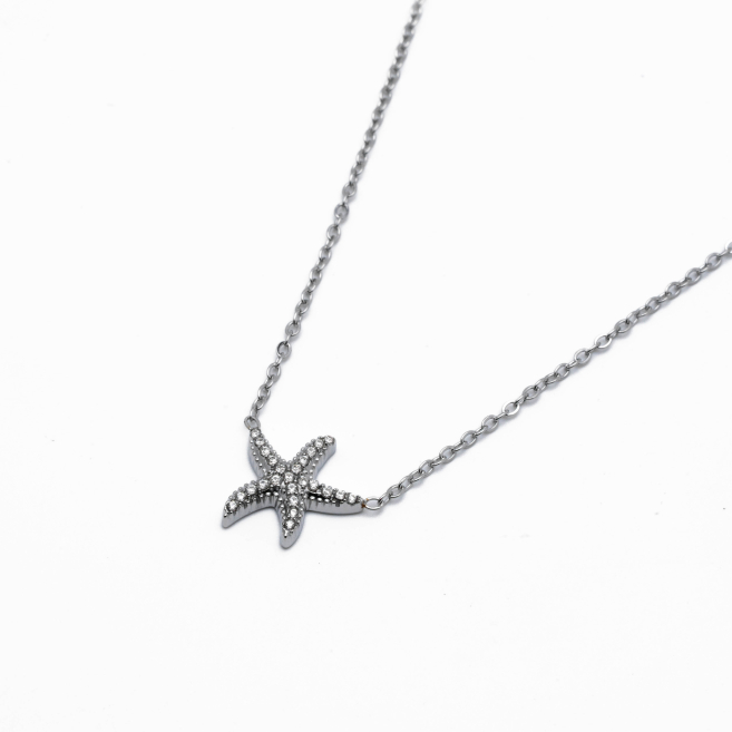 COLLAR ZO14400N PLATEADO Acero Inoxidable E41