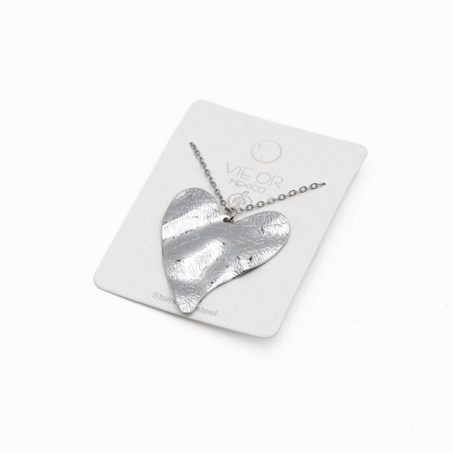 COLLAR ZO13188N180 PLATEADO Acero Inoxidable E22