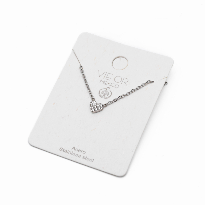 COLLAR ZO4994N PLATEADO Acero Inoxidable E41