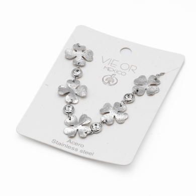 COLLAR ZO13361N Plateado Acero Inoxidable -2D46 E31