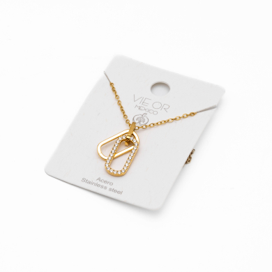 COLLAR ZO9417N300 DORADO Acero Inoxidable E12