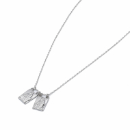 COLLAR ZO10907N250 PLATEADO Acero Inoxidable 2D32