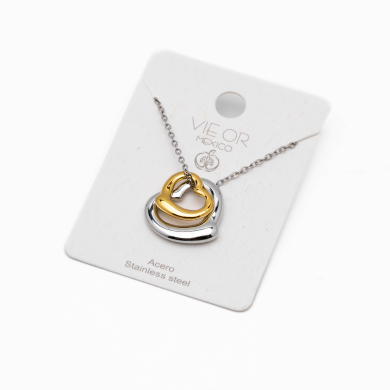 COLLAR ZO13319N BICOLOR Acero Inoxidable E11