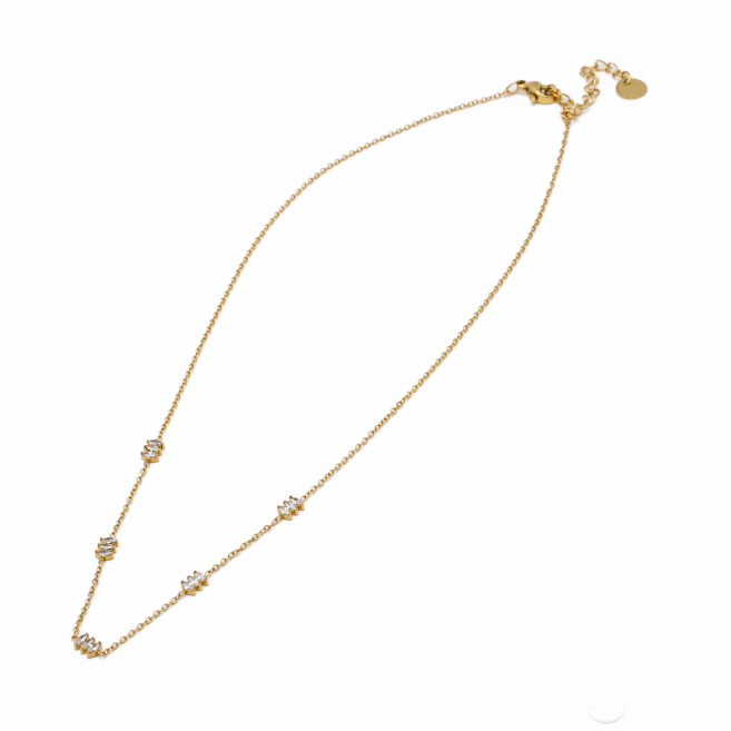COLLAR ZO13704N DORADO Acero Inoxidable E41
