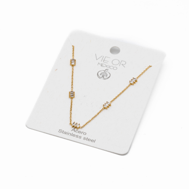 COLLAR ZO13704N DORADO Acero Inoxidable E41