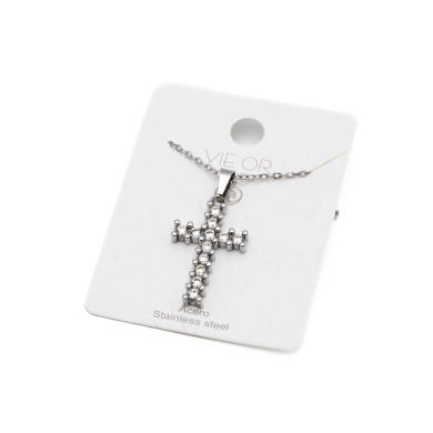 COLLAR ZO9706N250 PLATEADO Acero Inxidable E29