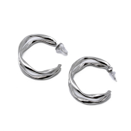 ARETES ZO13928E/32MM PLATEADO Acero Inoxidable F37