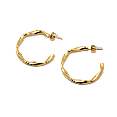 ARETES ZO14020E/40MM DORADO Acero Inoxidable F410