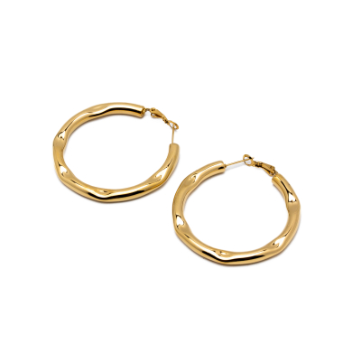 ARETES ZO13268E/50MM DORADO Acero Inoxidable F58