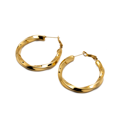 ARETES ZO14016E/40MM DORADO Acero Inoxidable F410