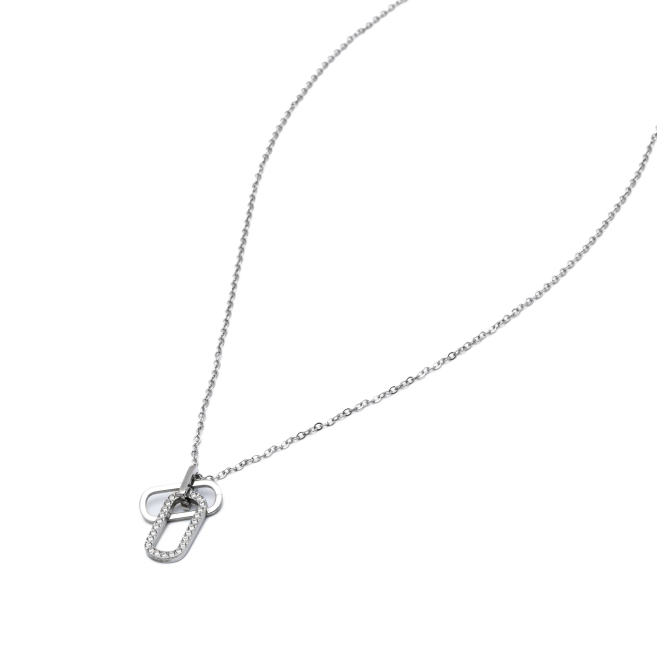 COLLAR ZO9417N300 PLATEADO Acero Inoxidable E12