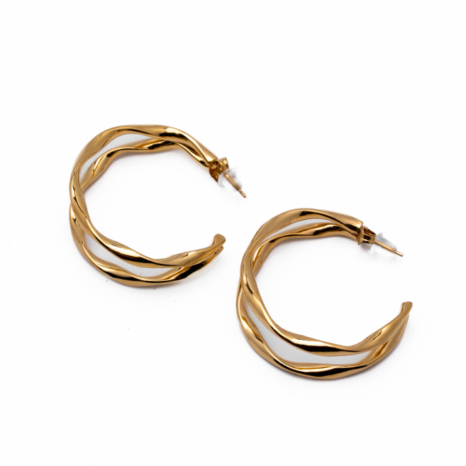 ARETES ZO13929E/37MM DORADO Acero Inoxidable F48