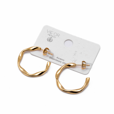 ARETES ZO14019E/30MM DORADO Acero Inoxidable F39