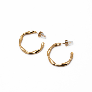 ARETES ZO14019E/30MM DORADO Acero Inoxidable F39