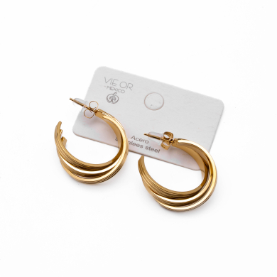 ARETES ZO14443E250 DORADO Acero Inoxidable F37