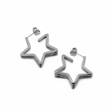 ARETES ZO10507E300 PLATEADO Acero Inoxidable G310