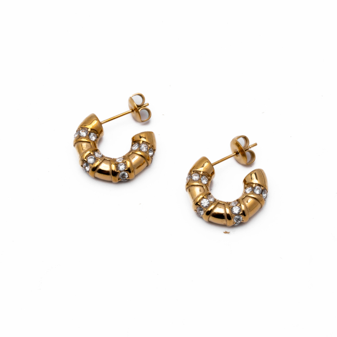 ARETES ZO15775E DORADO Acero Inxidable F25