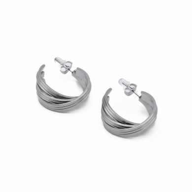 ARETES ZO14443E250 PLATEADO Acero Inoxidable F37