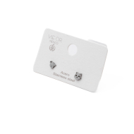 ARETES ZO6115E PLATEADO Acero Inoxidable G11