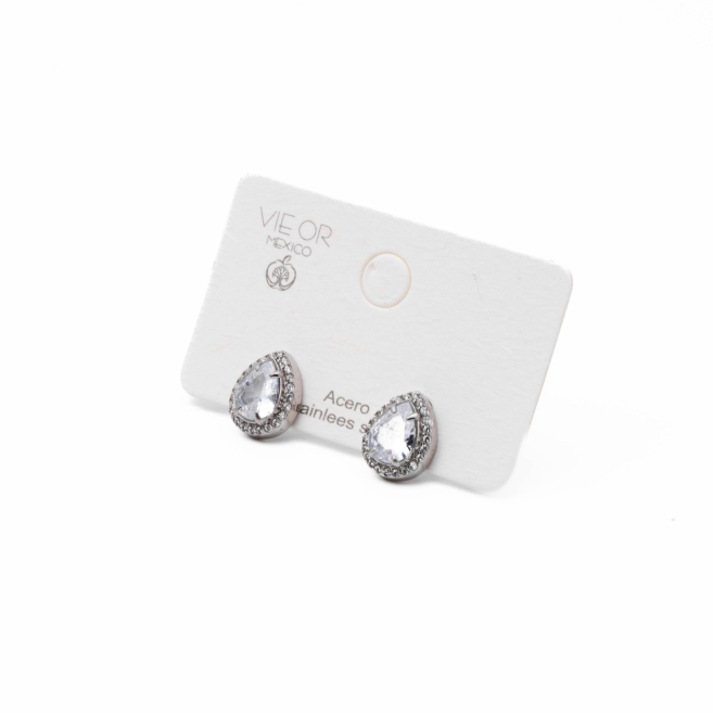 ARETES ZO14851E PLATEADO Acero Inoxidable G21