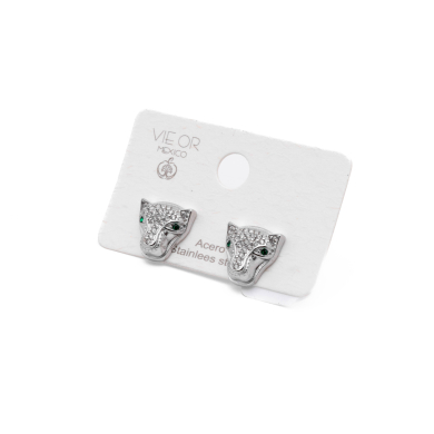 ARETES ZO14820E PLATEADO Acero Inoxidable G31