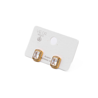 ARETES ZO14852E DORADO Acero Inxidable F41