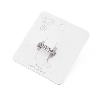 ANILLO ZO14128R PLATEADO Acero Inoxidable 2A22