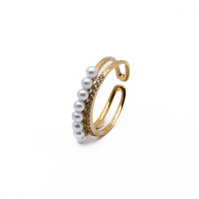 ANILLO ZO15626R DORADO Acero Inoxidable 2A41
