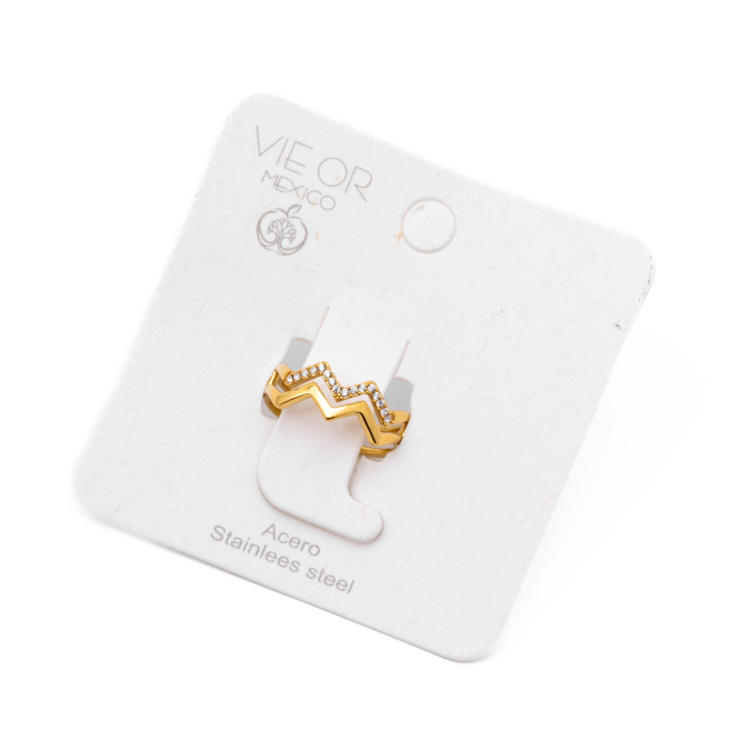 ANILLO ZO15778R DORADO Acero Inxidable A41