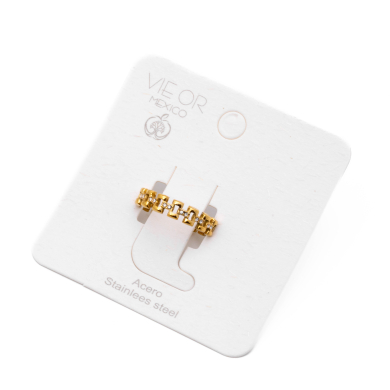 ANILLO ZO14128R DORADO Acero Inoxidable 2A22