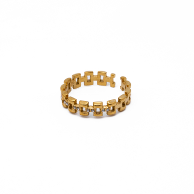 ANILLO ZO14128R DORADO Acero Inoxidable 2A22