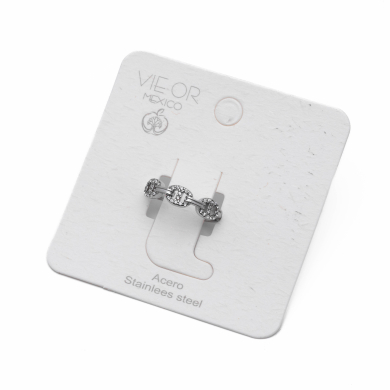 ANILLO ZO13739R PLATEADO Acero Inoxidable A11