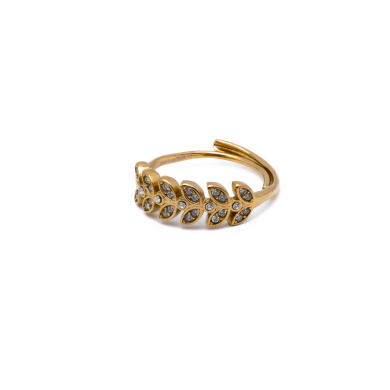 ANILLO ZO13750R DORADO Acero Inoxidable A14