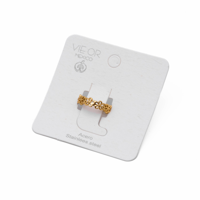 ANILLO ZO14311R DORADO Acero Inoxidable 2A22