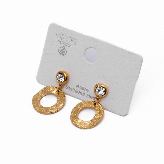 ARETES ZO13367E DORADO Acero Inoxidable G23