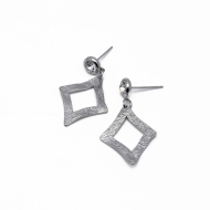 ARETES ZO13854E PLATEADO Acero Inxidable