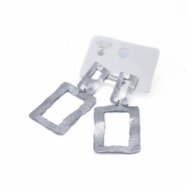 ARETES ZO14369E250 PLATEADO Acero Inoxidable G53