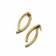 ARETES ZO14076E DORADO Acero Inoxidable F59