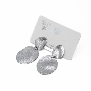 ARETES ZO12686E250 Plateado Acero Inoxidable -G28 G28