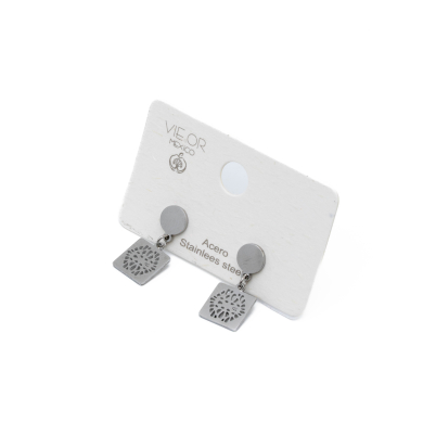 ARETES ZO2938E PLATEADO Acero Inoxidable G28