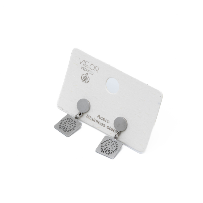 ARETES ZO2938E PLATEADO Acero Inoxidable G28