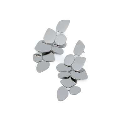 ARETES ZO8888E PLATEADO Acero Inoxidable G26