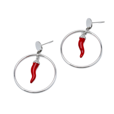 ARETES ZO13443E PLATEADO Acero Inoxidable G42