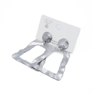 ARETES ZO14370E250 PLATEADO Acero Inoxidable G53