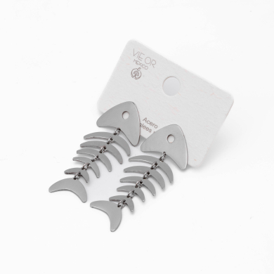 ARETES ZO5834E PLATEADO Acero Inoxidable G38