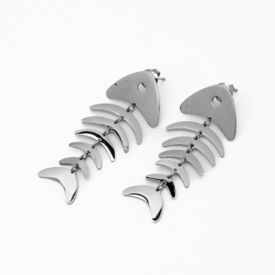 ARETES ZO5834E PLATEADO Acero Inoxidable G38