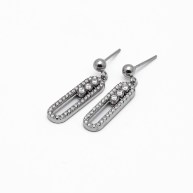 ARETES ZO14524E PLATEADO Acero Inoxidable G54