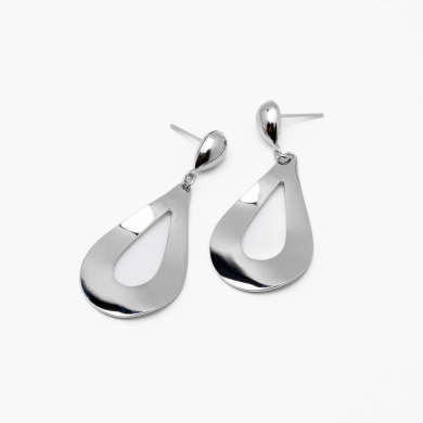 ARETES ZO13442E PLATEADO Acero Inxidable F52