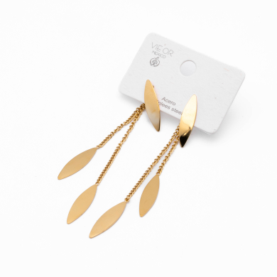 ARETES ZO9791E350 DORADO Acero Inoxidable G26