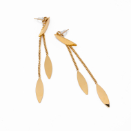 ARETES ZO9791E350 DORADO Acero Inoxidable G26